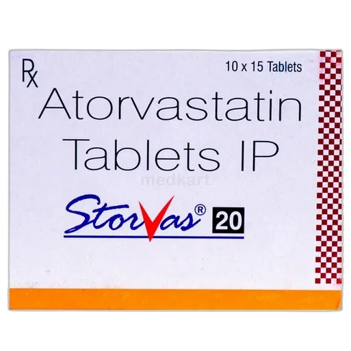 storvas 20mg tablet 15's